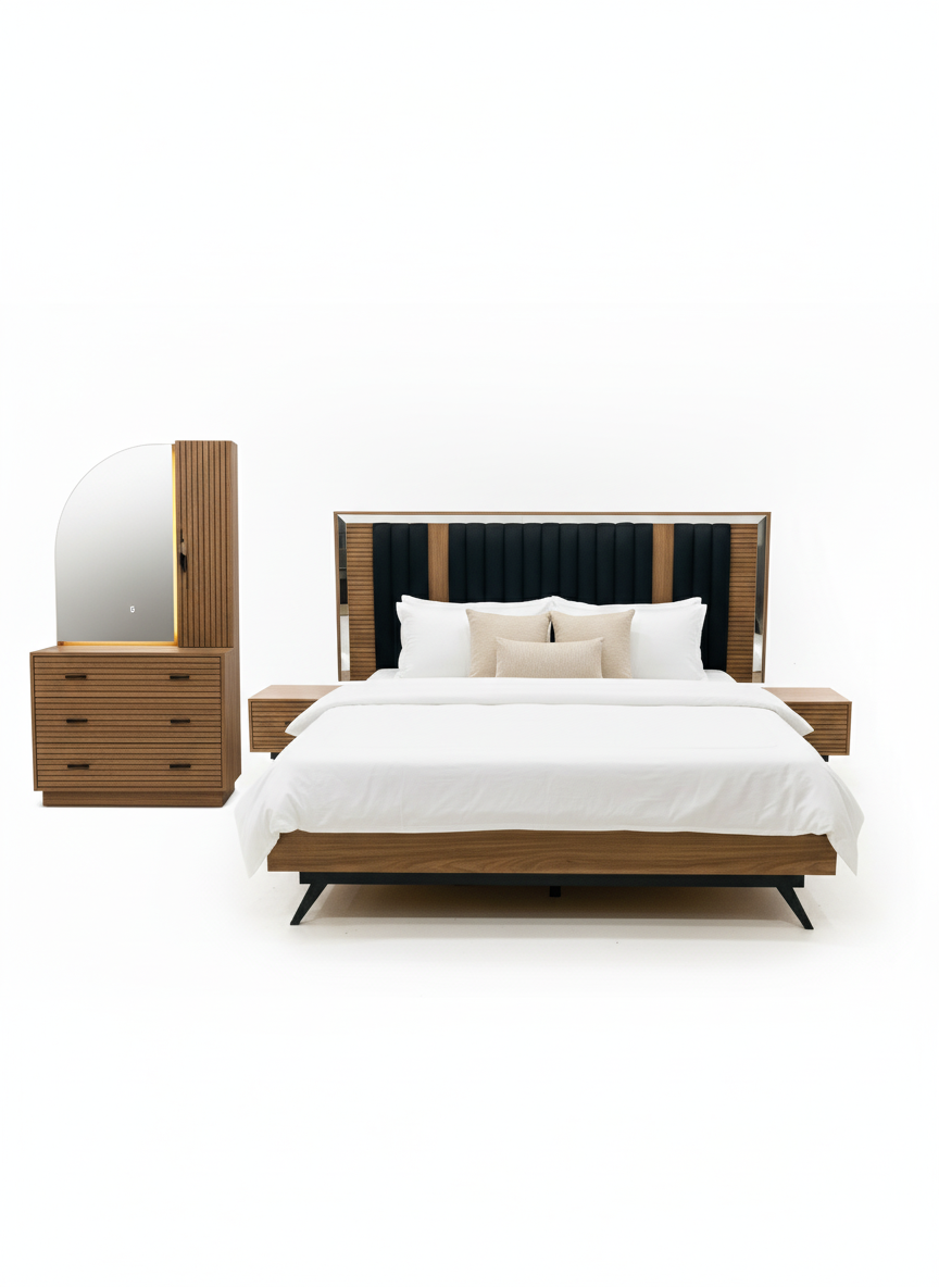 Elegance Bed Set – A Perfect Blend of Modern Design & Luxury 2 Piece